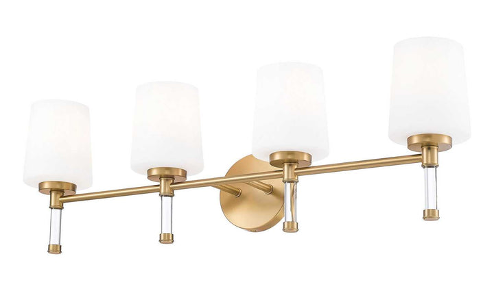 Henri Four Light Vanity in Modern Gold Z-Lite Canada
