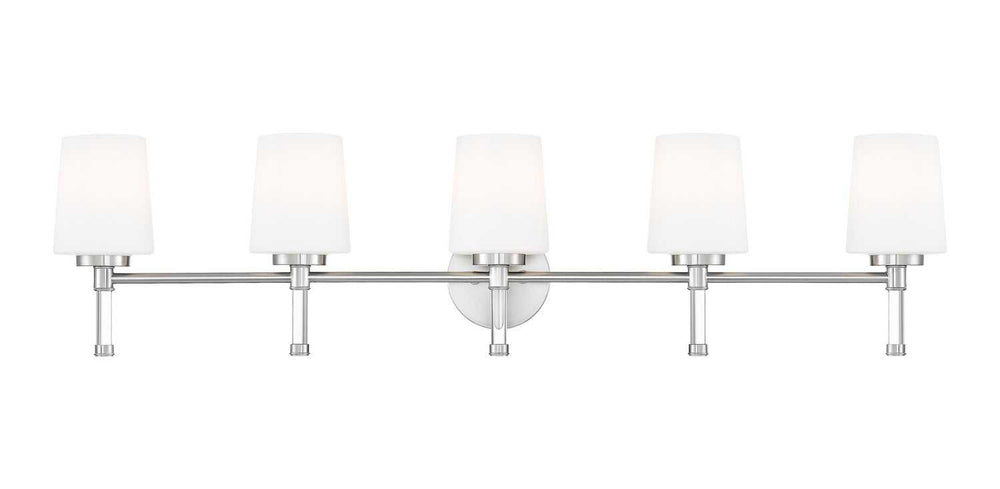 Henri Five Light Vanity in Brushed Nickel Z-Lite Canada