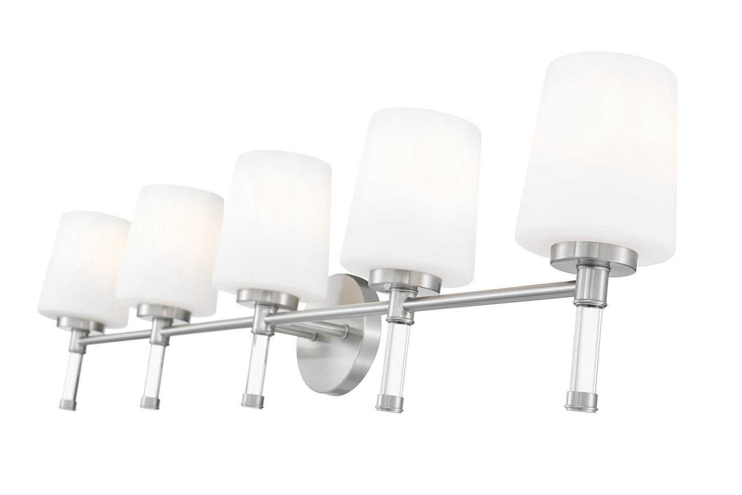 Henri Five Light Vanity in Brushed Nickel Z-Lite Canada