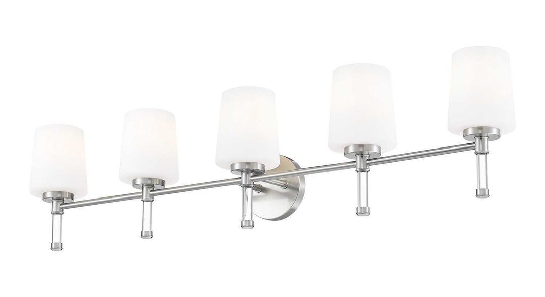 Henri Five Light Vanity in Brushed Nickel Z-Lite Canada