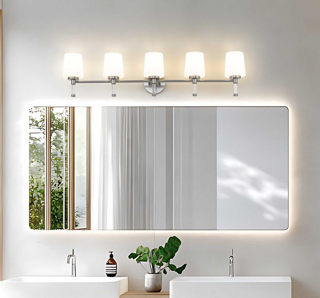 Henri Five Light Vanity in Brushed Nickel Z-Lite Canada