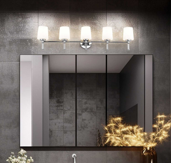 Henri Five Light Vanity in Chrome Z-Lite Canada