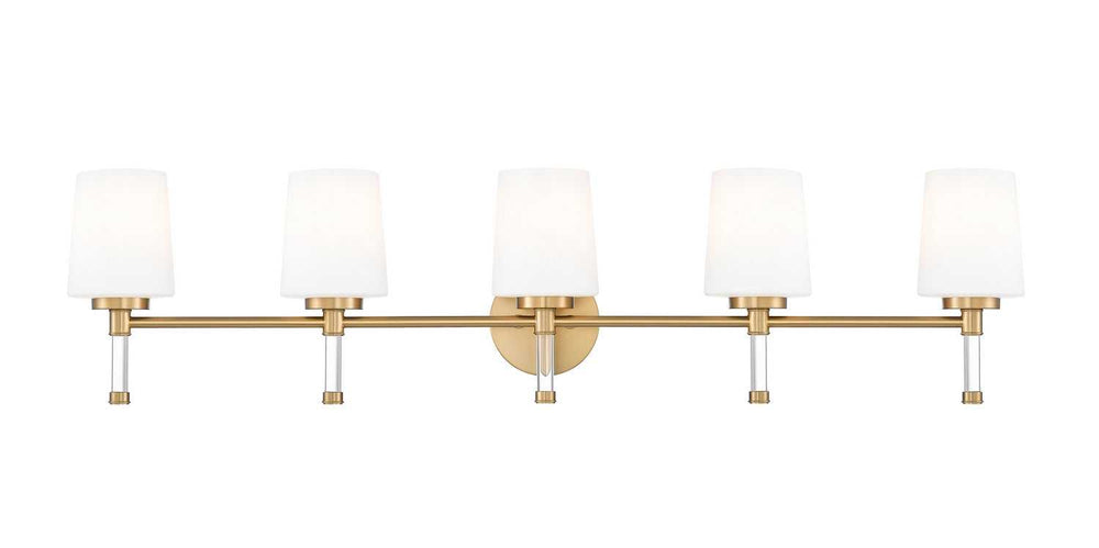 Henri Five Light Vanity in Modern Gold Z-Lite Canada