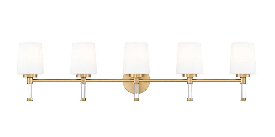 Henri Five Light Vanity in Modern Gold Z-Lite Canada