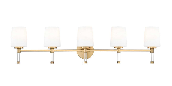Henri Five Light Vanity in Modern Gold Z-Lite Canada