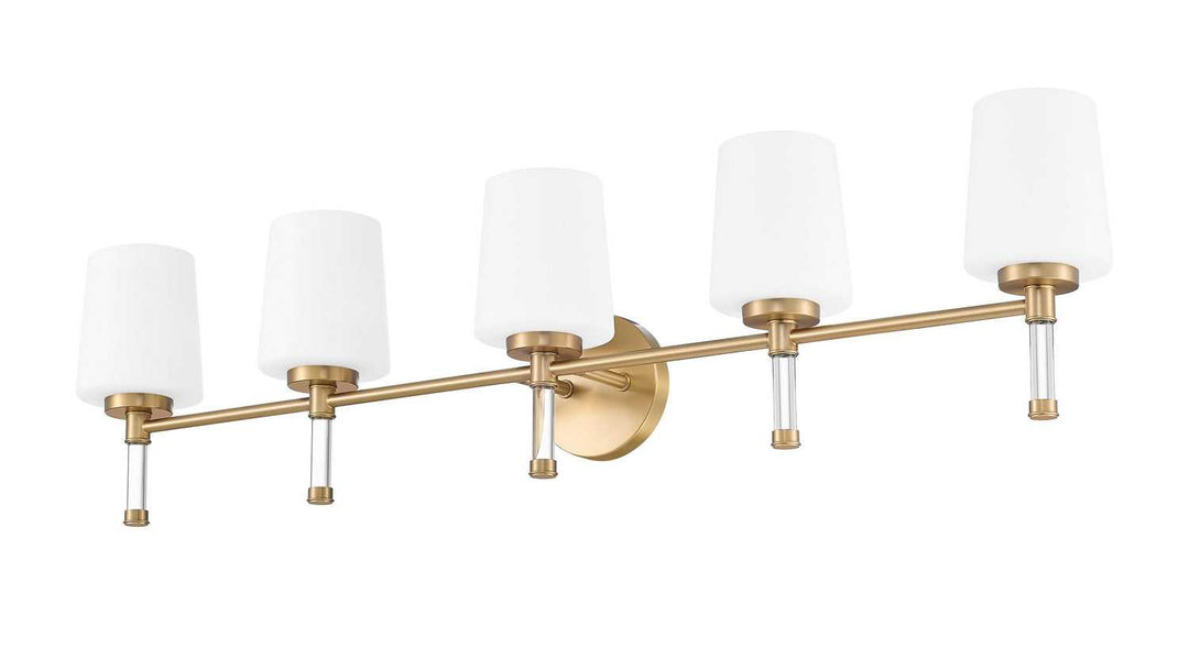 Henri Five Light Vanity in Modern Gold Z-Lite Canada