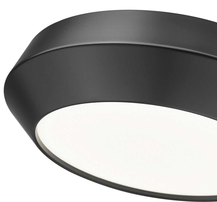 Quasars LED Flush Mount in Matte Black Z-Lite Canada
