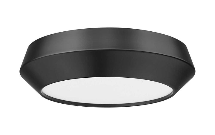 Quasars LED Flush Mount in Matte Black Z-Lite Canada