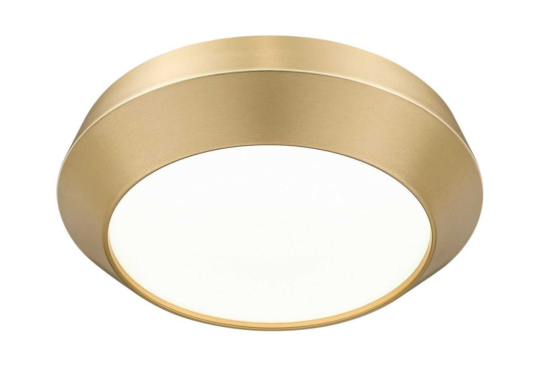 Quasars LED Flush Mount in Modern Gold Z-Lite Canada