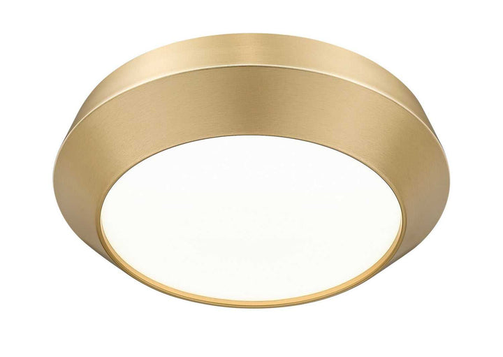 Quasars LED Flush Mount in Modern Gold Z-Lite Canada