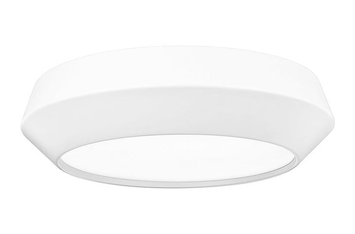 Quasars LED Flush Mount in Matte White Z-Lite Canada