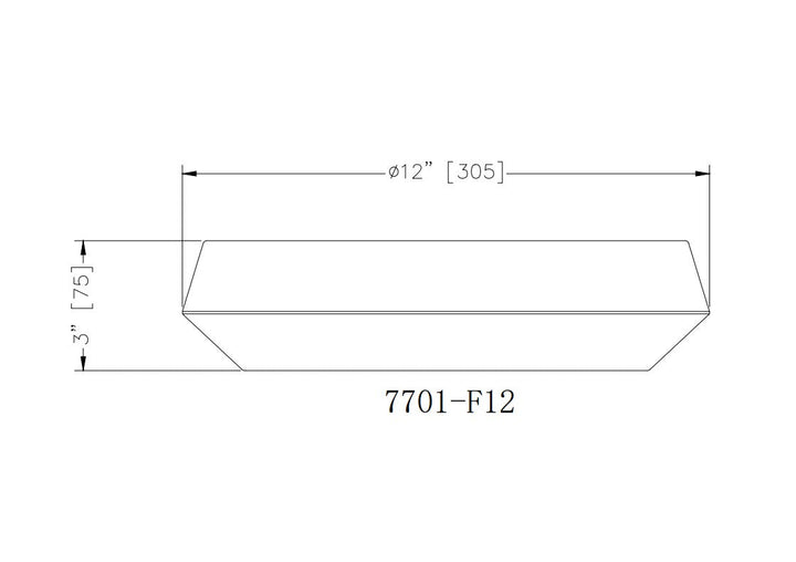 Quasars LED Flush Mount in Matte White Z-Lite Canada
