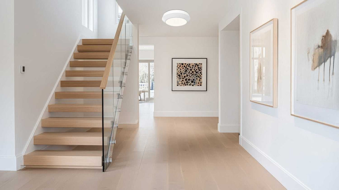 Quasars LED Flush Mount in Matte White Z-Lite Canada