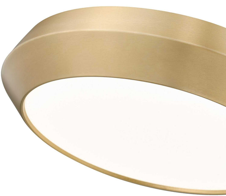 Quasars LED Flush Mount in Modern Gold Z-Lite Canada