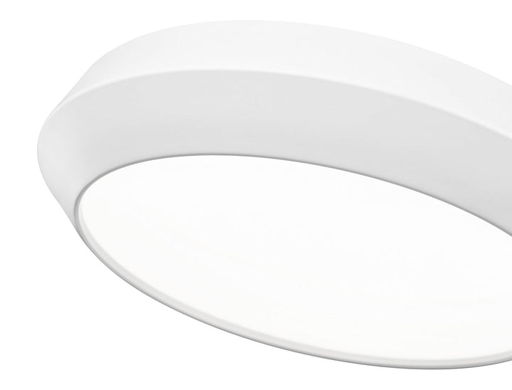 Quasars LED Flush Mount in Matte White Z-Lite Canada
