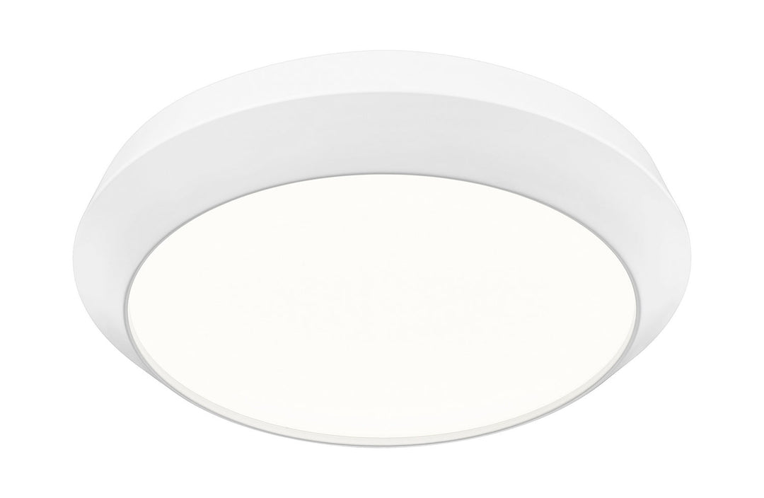 Quasars LED Flush Mount in Matte White Z-Lite Canada