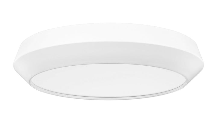 Quasars LED Flush Mount in Matte White Z-Lite Canada