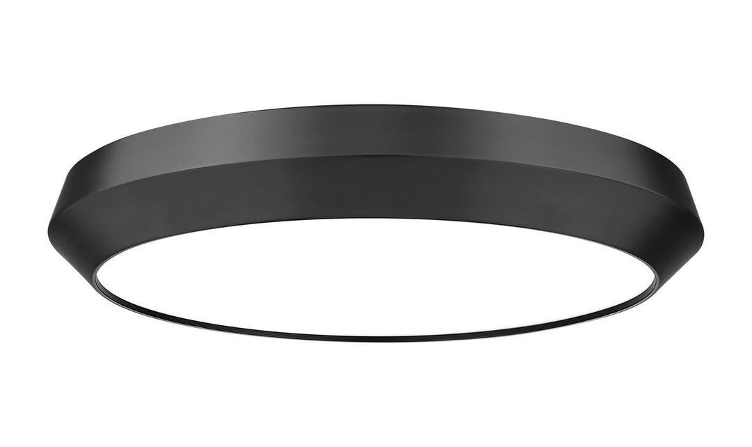 Quasars LED Flush Mount in Matte Black Z-Lite Canada