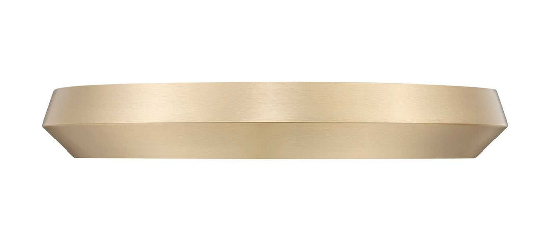 Quasars LED Flush Mount in Modern Gold Z-Lite Canada
