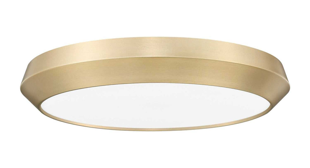 Quasars LED Flush Mount in Modern Gold Z-Lite Canada