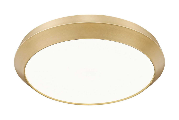 Quasars LED Flush Mount in Modern Gold Z-Lite Canada