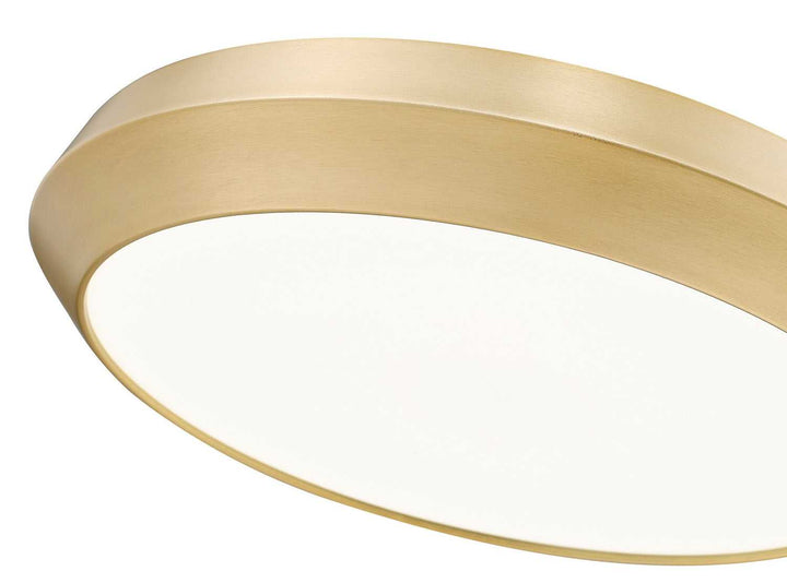 Quasars LED Flush Mount in Modern Gold Z-Lite Canada