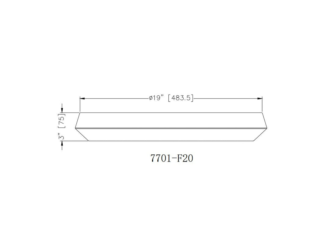 Quasars LED Flush Mount in Modern Gold Z-Lite Canada
