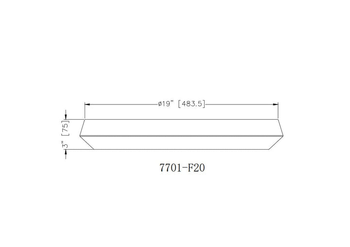 Quasars LED Flush Mount in Modern Gold Z-Lite Canada