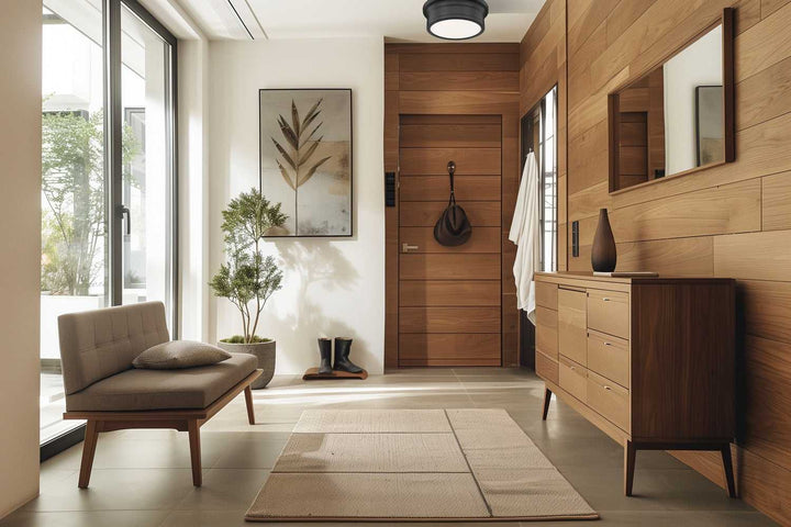 Bentley LED Flush Mount in Matte Black Z-Lite Canada