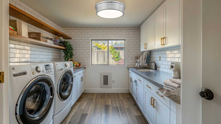 Bentley LED Flush Mount in Brushed Nickel Z-Lite Canada