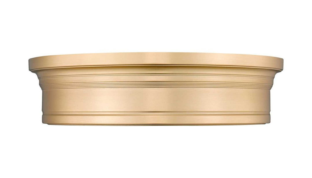 Bentley LED Flush Mount in Modern Gold Z-Lite Canada