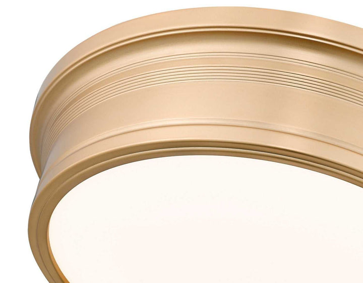 Bentley LED Flush Mount in Modern Gold Z-Lite Canada
