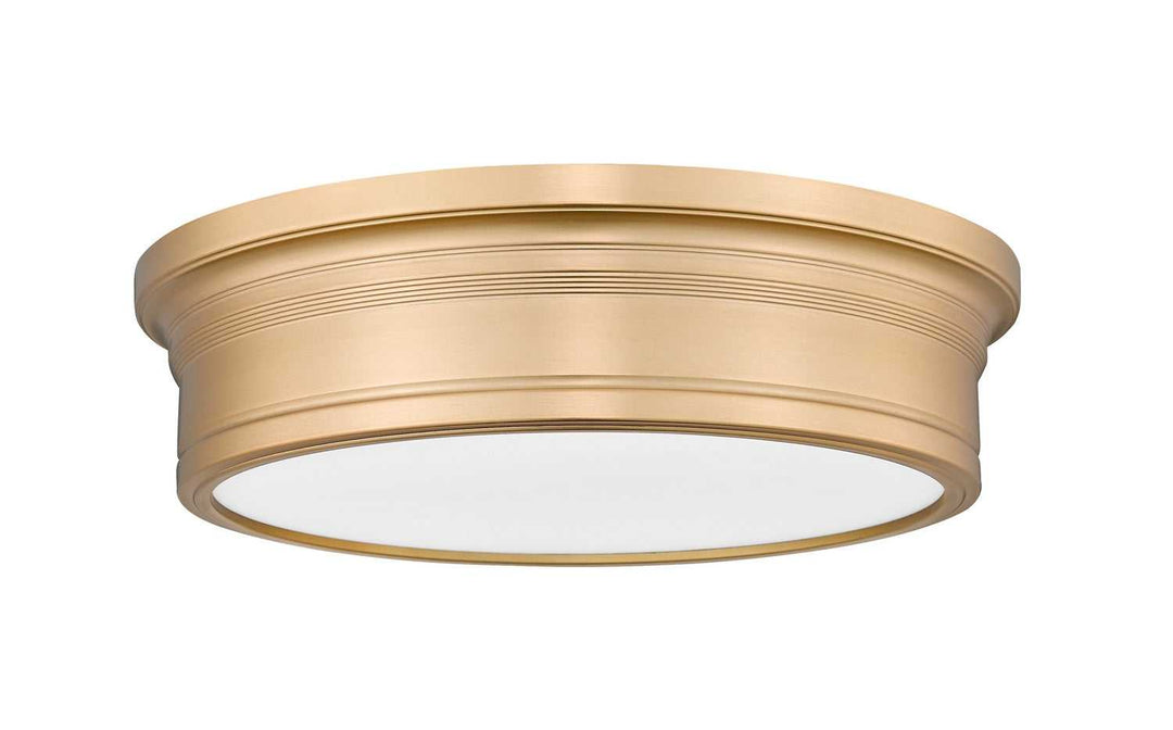 Bentley LED Flush Mount in Modern Gold Z-Lite Canada