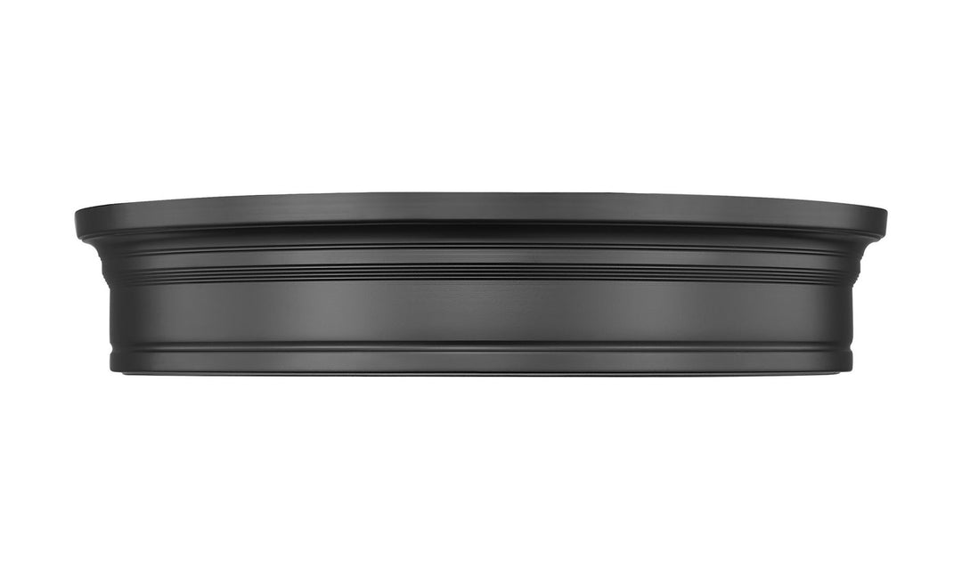 Bentley LED Flush Mount in Matte Black Z-Lite Canada