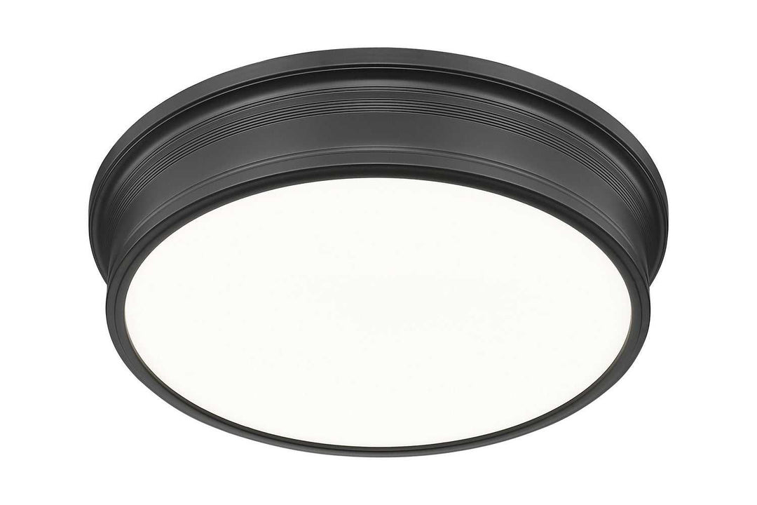 Bentley LED Flush Mount in Matte Black Z-Lite Canada