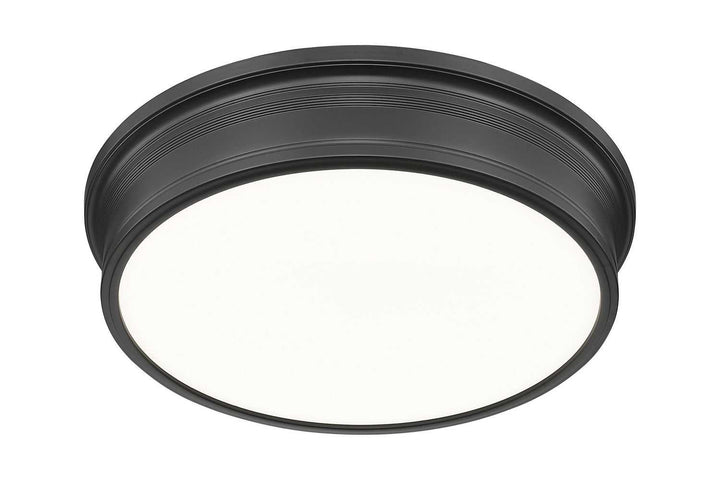 Bentley LED Flush Mount in Matte Black Z-Lite Canada