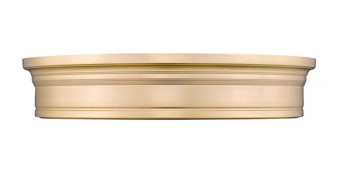 Bentley LED Flush Mount in Modern Gold Z-Lite Canada