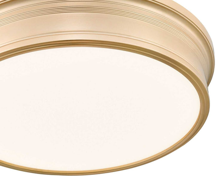 Bentley LED Flush Mount in Modern Gold Z-Lite Canada