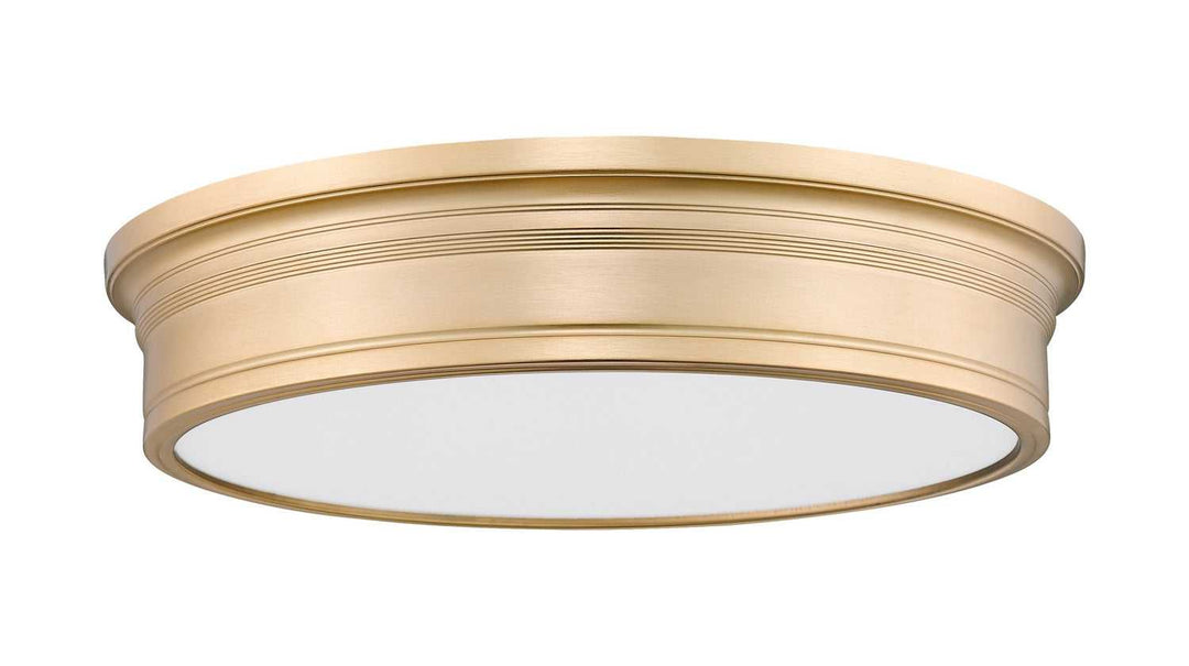 Bentley LED Flush Mount in Modern Gold Z-Lite Canada