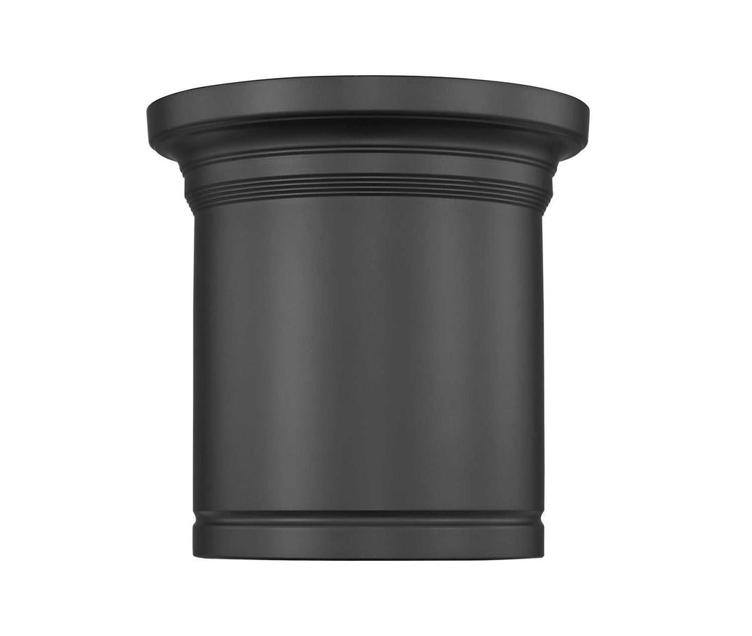 Bentley LED Flush Mount in Matte Black Z-Lite Canada