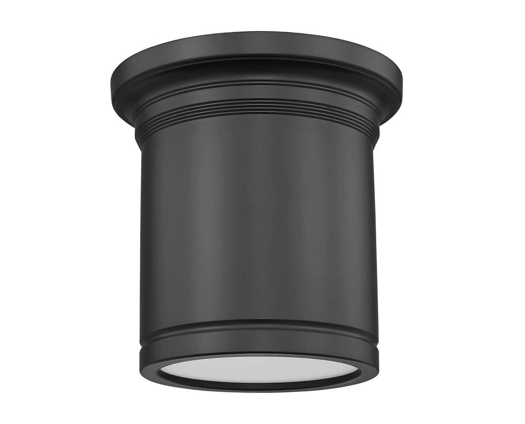 Bentley LED Flush Mount in Matte Black Z-Lite Canada