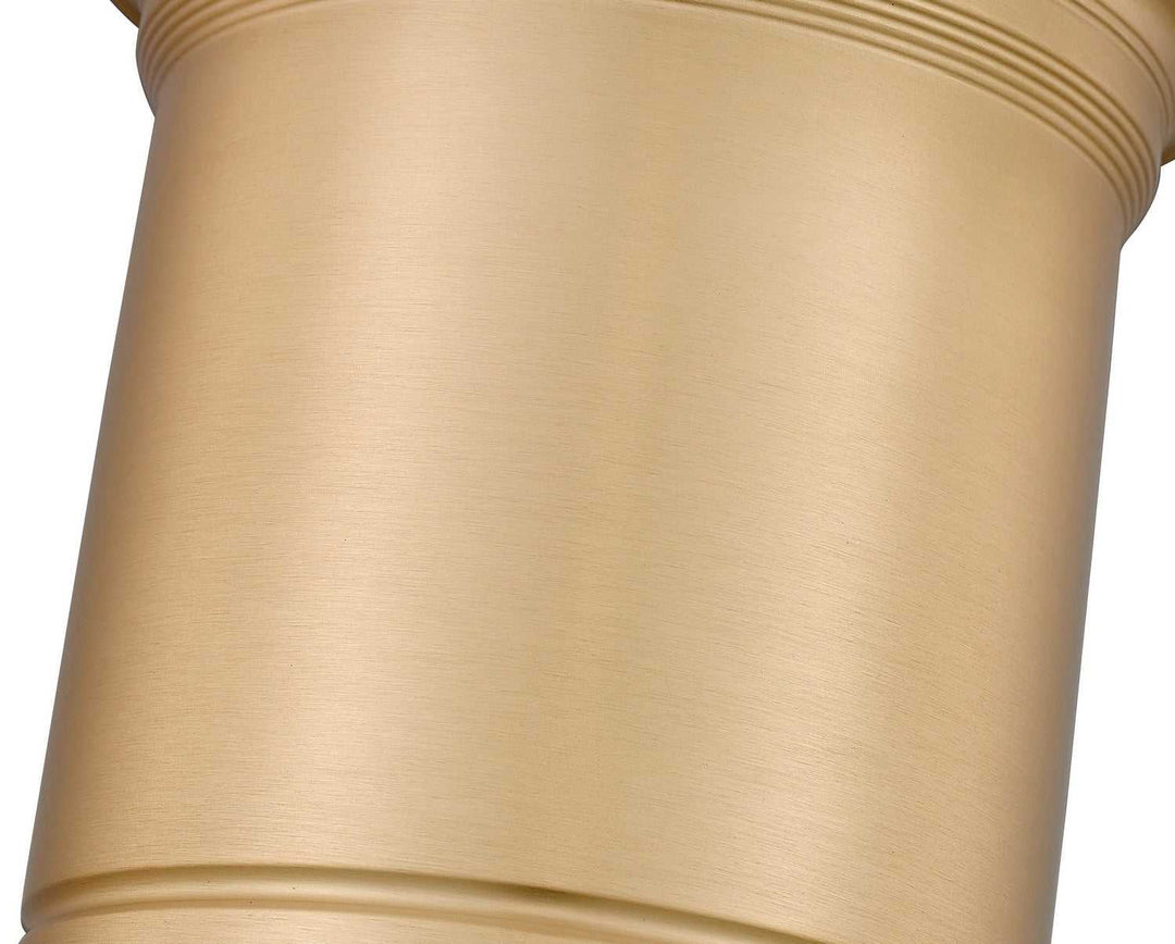 Bentley LED Flush Mount in Modern Gold Z-Lite Canada