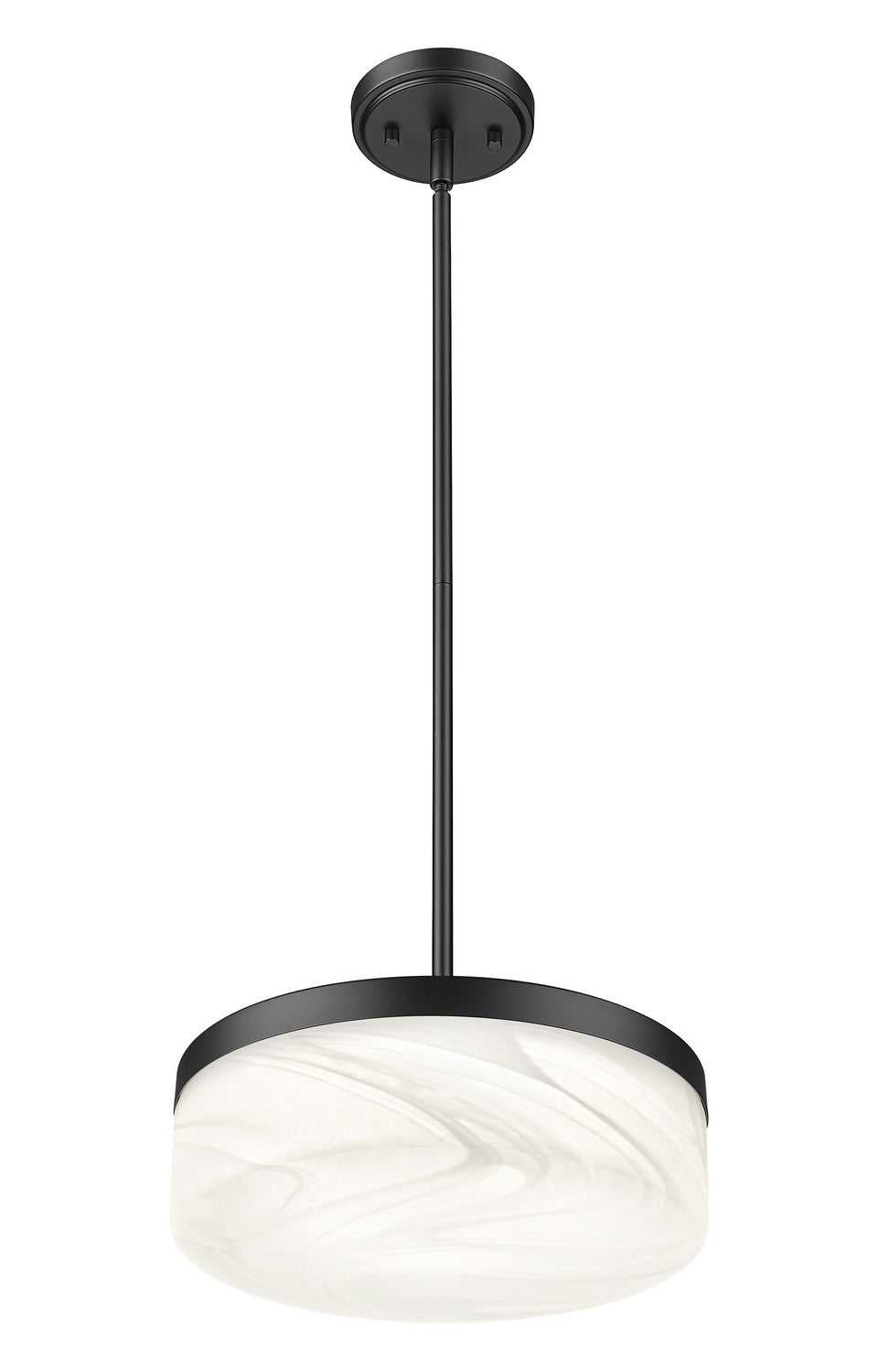 Renaud LED Pendant in Matte Black Z-Lite Canada