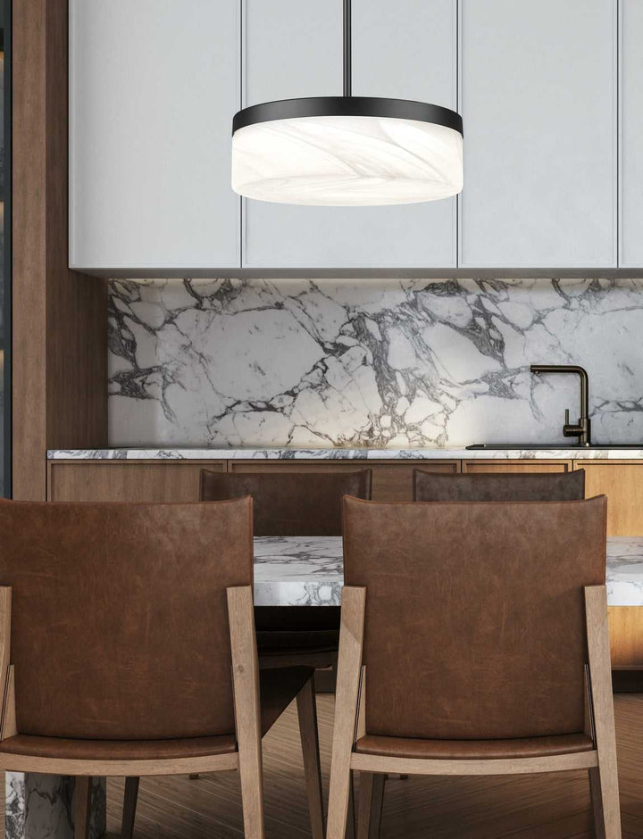 Renaud LED Pendant in Matte Black Z-Lite Canada