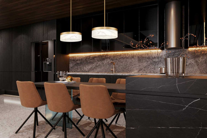 Renaud LED Pendant in Modern Gold Z-Lite Canada