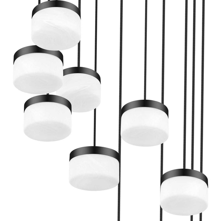 Renaud LED Chandelier in Matte Black Z-Lite Canada