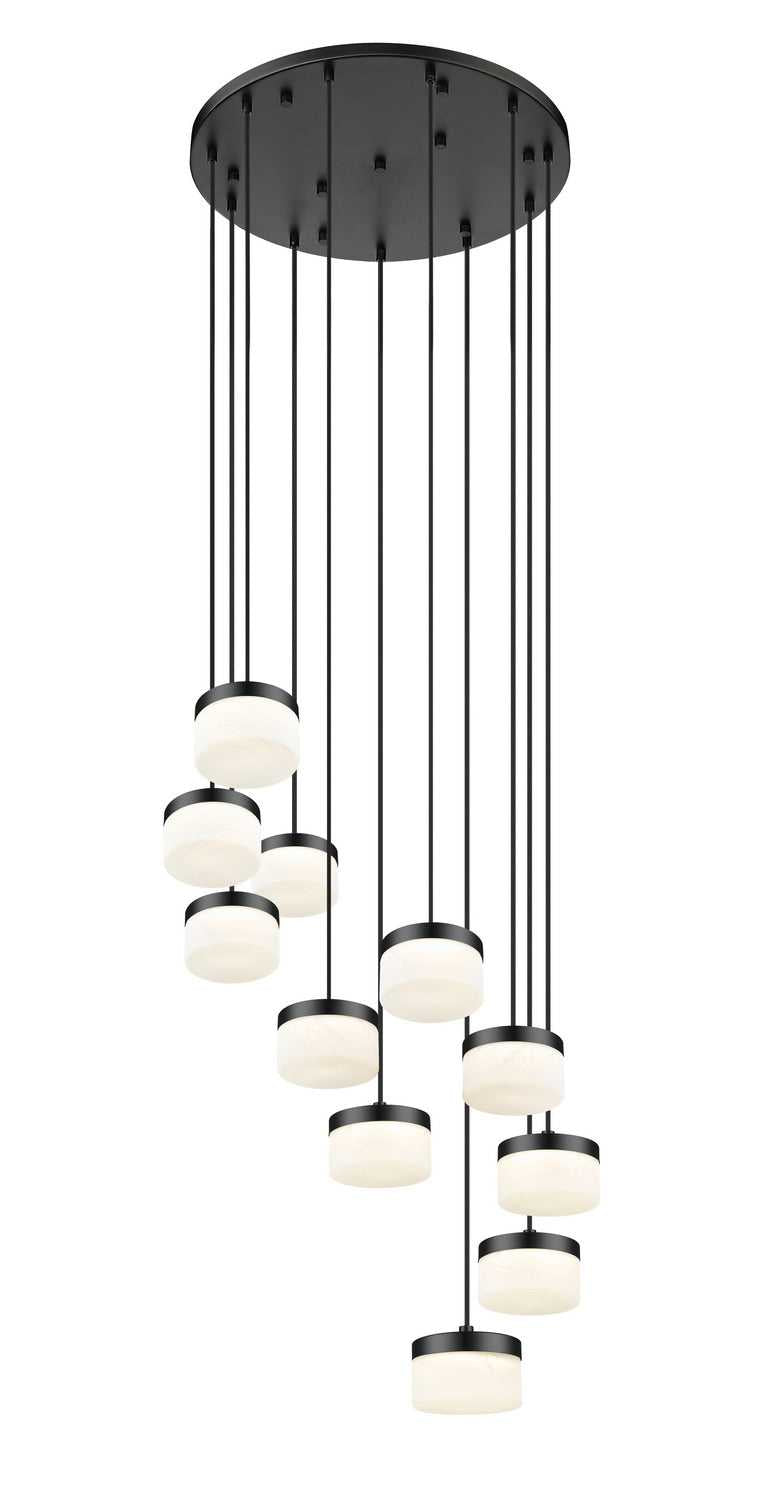 Renaud LED Chandelier in Matte Black Z-Lite Canada
