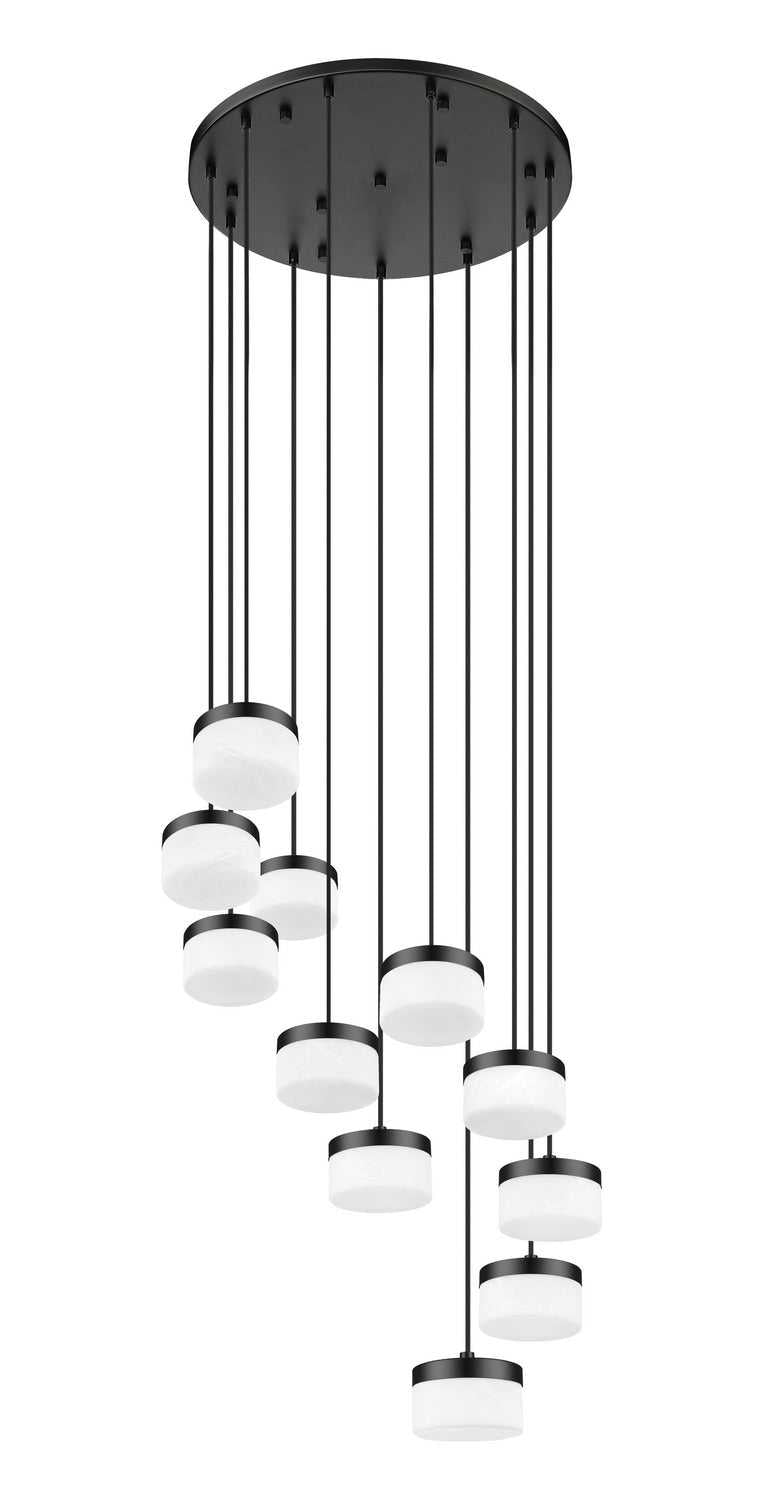 Renaud LED Chandelier in Matte Black Z-Lite Canada