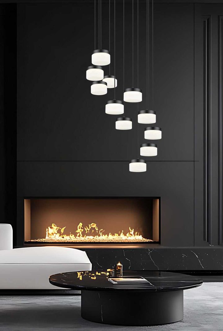 Renaud LED Chandelier in Matte Black Z-Lite Canada
