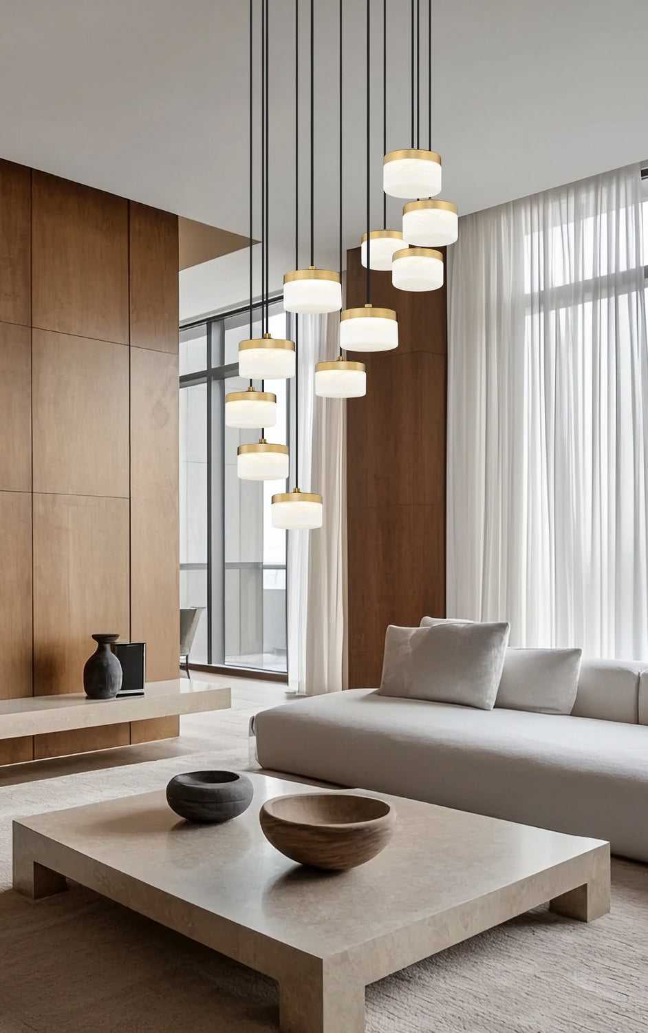 Renaud LED Chandelier in Modern Gold Z-Lite Canada